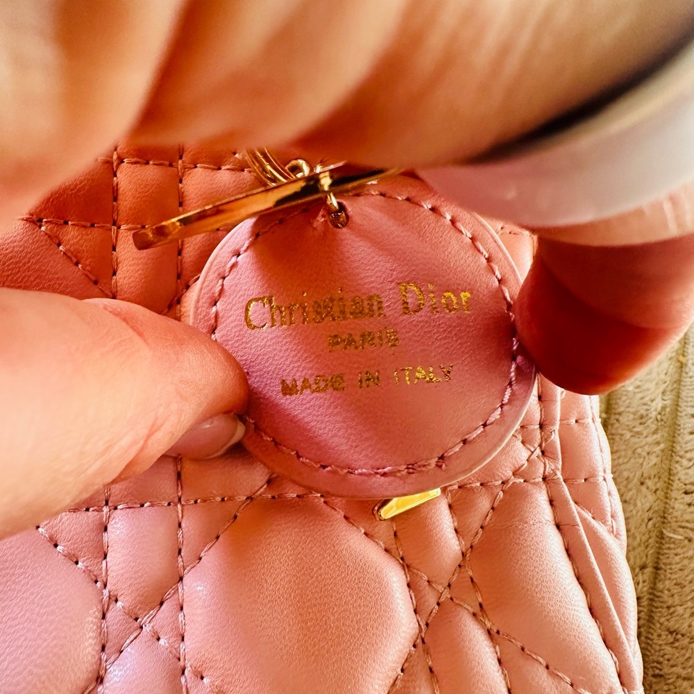 Christian Dior pale pink mini purse - Picture 6 of 16